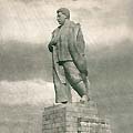 Stalin monument on the bank of the Moscow Canal (desrtoyed)