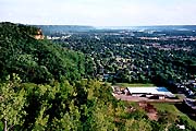 View of La Crosse from Grand Dad's bluff.